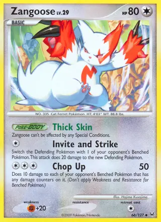 Carta Zangoose