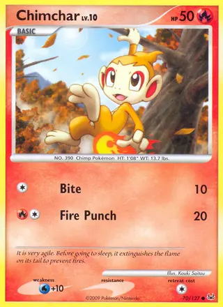 Carta Chimchar