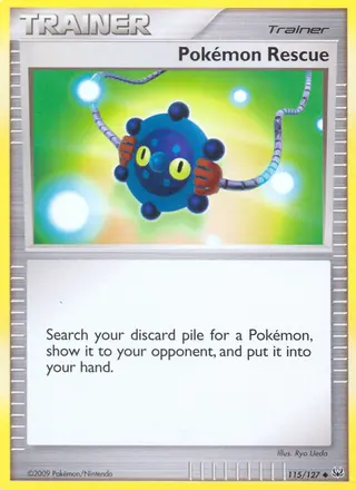 Carta Pokémon Rescue