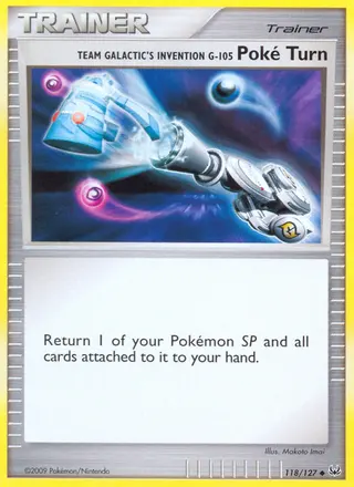Carta Team Galactic's Invention G-105 Poké Turn