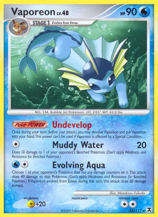 Carta Vaporeon