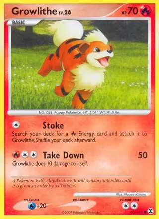 Carta Growlithe