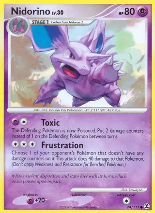Carta Nidorino