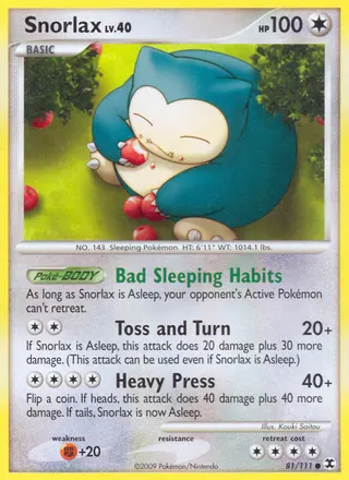 Carta Snorlax