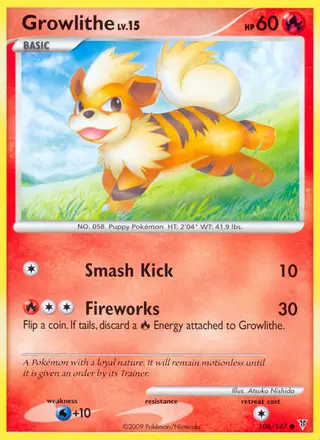 Carta Growlithe