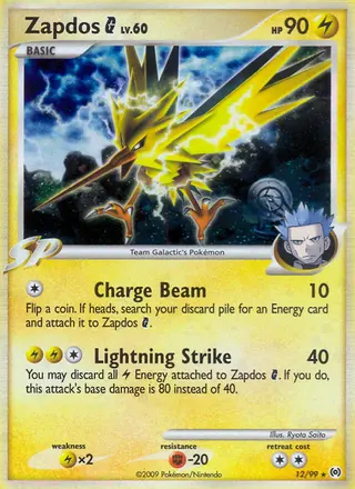 Carta Zapdos