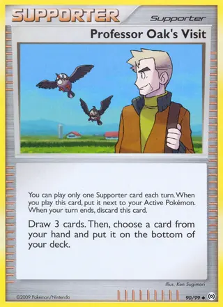 Carta Professor Oak's Visit