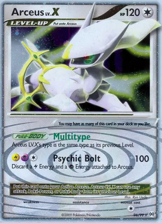Carta Arceus LV. X