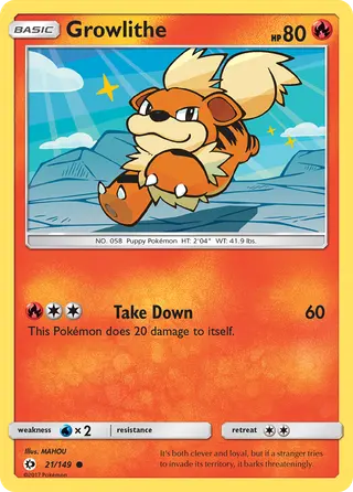 Carta Growlithe