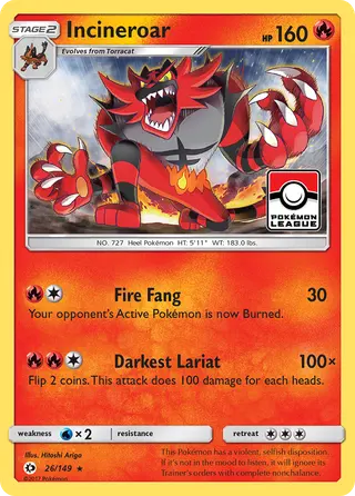 Carta Incineroar