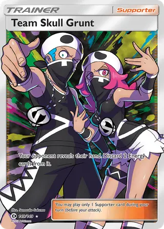 Carta Recruta da Equipe Skull