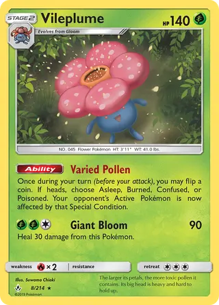 Carta Vileplume