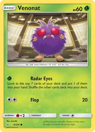 Carta Venonat