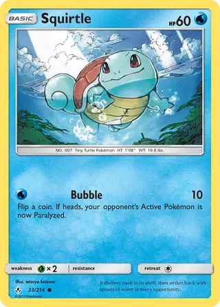 Carta Squirtle