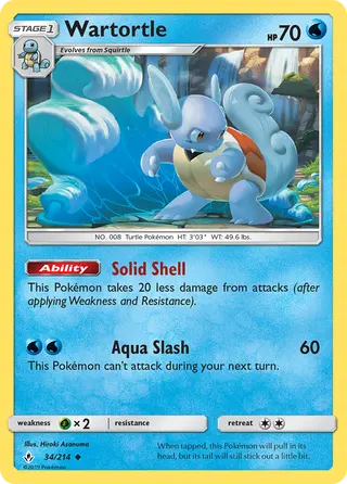 Carta Wartortle