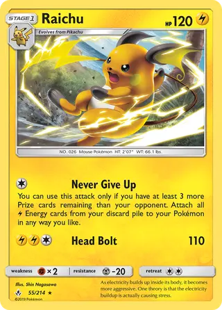Carta Raichu