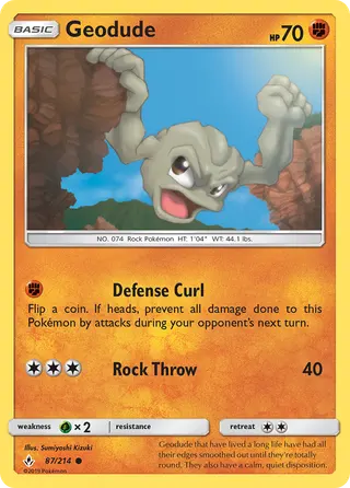 Carta Geodude