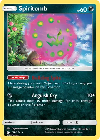 Carta Spiritomb