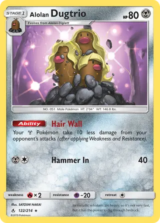 Carta Dugtrio de Alola