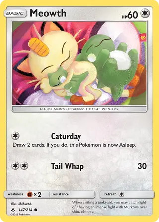 Carta Meowth