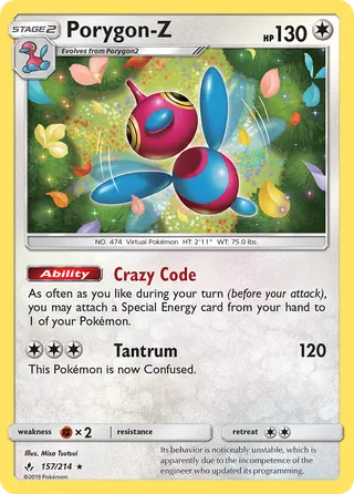 Carta Porygon-Z