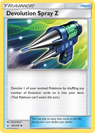 Carta Spray de Involução Z