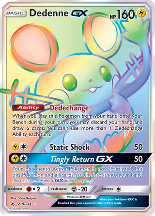 Carta Dedenne GX