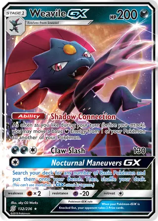 Carta Weavile GX