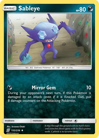Carta Sableye