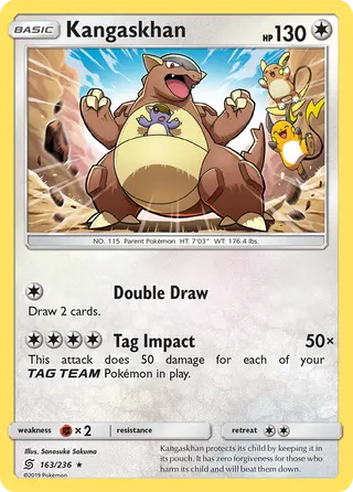 Carta Kangaskhan