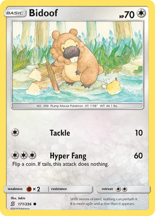 Carta Bidoof