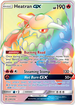 Carta Heatran GX