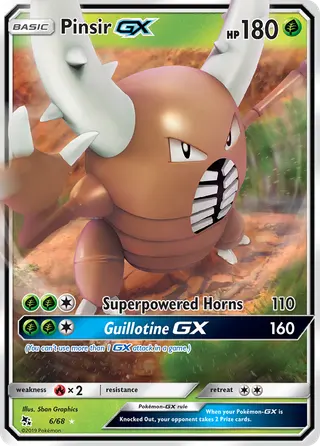 Carta Pinsir GX