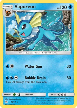 Carta Vaporeon