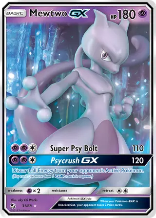 Carta Mewtwo GX