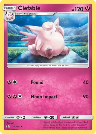 Carta Clefable