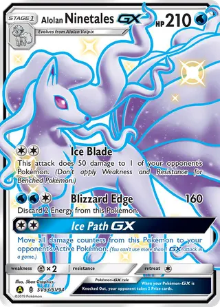 Carta Alolan Ninetales-GX