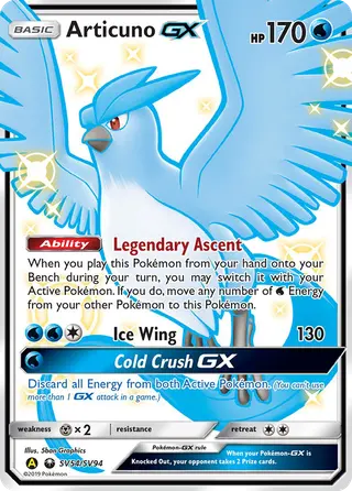 Carta Articuno-GX