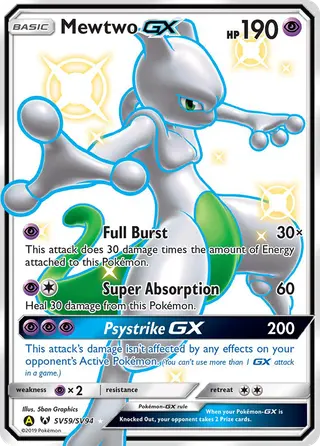 Carta Mewtwo-GX