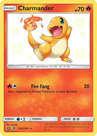 Carta Charmander