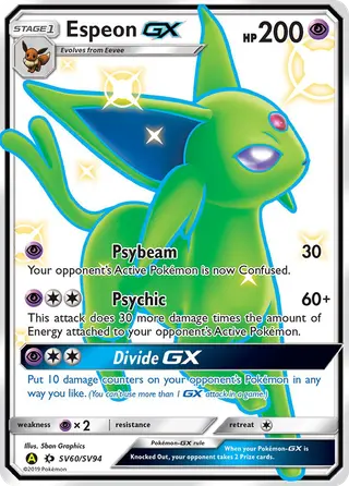 Carta Espeon-GX