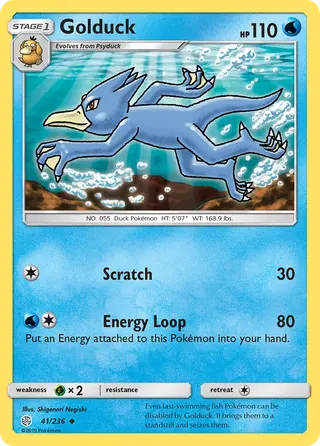 Carta Golduck