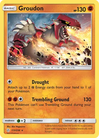 Carta Groudon