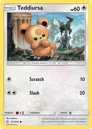 Carta Teddiursa