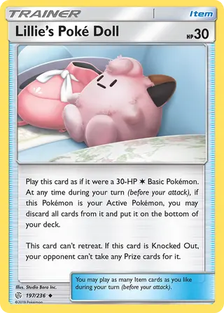Carta Pokéboneco da Lílian