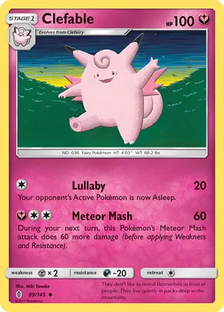 Carta Clefable