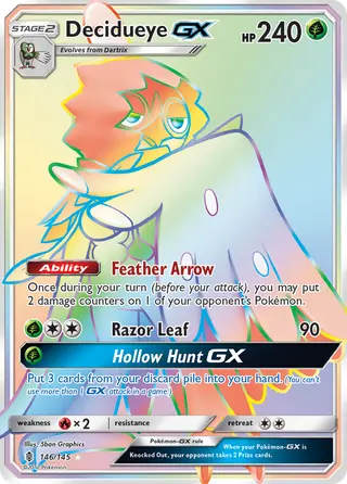 Carta Decidueye GX