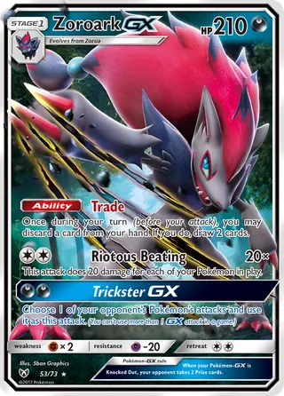 Carta Zoroark GX