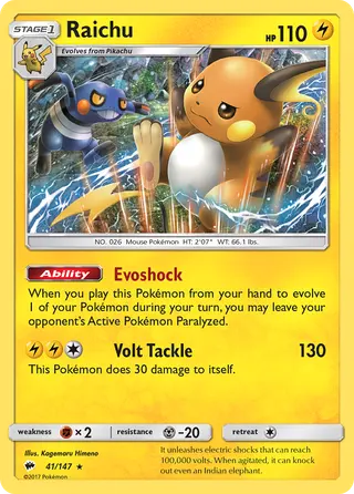 Carta Raichu