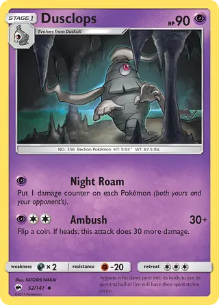 Carta Dusclops